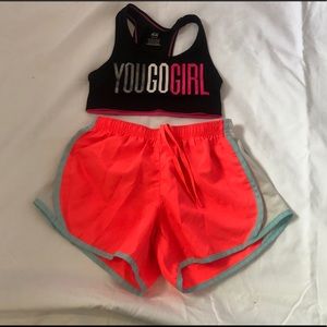 2in1 H&M sports bra and sport shorts